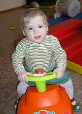 Little boy with special needs